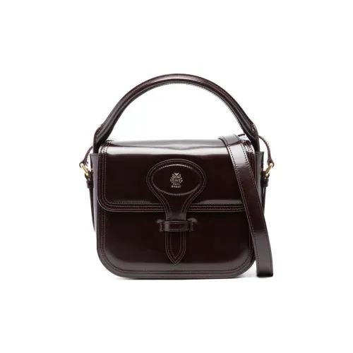 BALLY Телячья кожа Сумка через плечо Сумка Женская Темно-коричневая