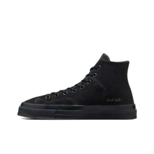Converse Chuck 70 Marquis Slip-Resistant Abrasion-Resistant High Top Skateboarding Shoes Unisex Black Конверс Чак 70 Маркиз Антизлипный Устойчивый к Износу Высокий Топ Скейтбординг Кроссовки Унисекс Черный