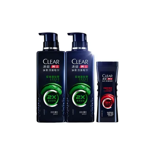 Прозрачный Масляный And Flattened Шампунь Глубокая Чистка Уход за Волосами 380г*2+100г