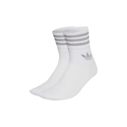 Adidas Originals Носки Crew Унисекс 2 упаковки белые