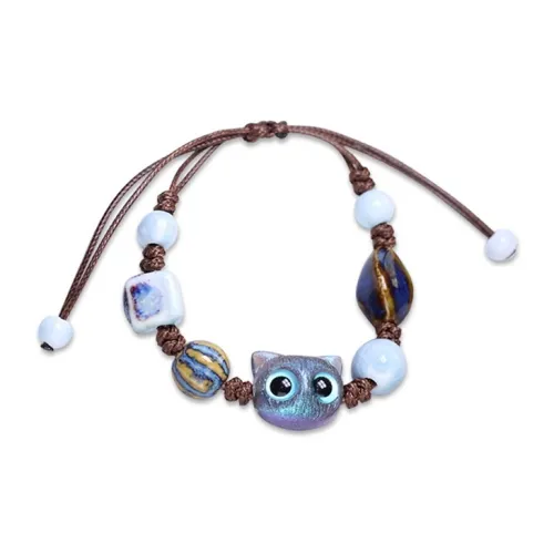 WANLIACC Ткань Big Eye Кошка Браслет Женские