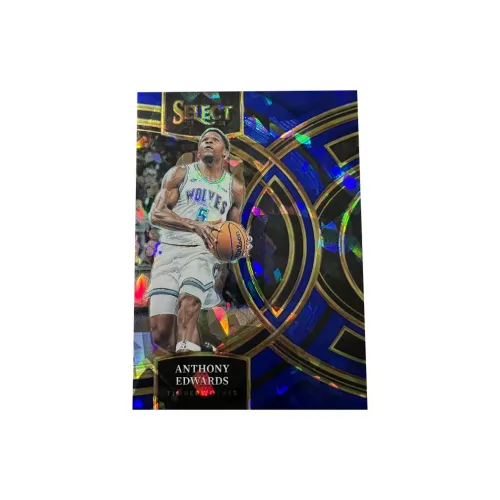 PANINI Minnesota Timberwolves Эдвардс Huazizi SELECT Collection Синий Crush Ice Star Card Спортивные карты 1 шт