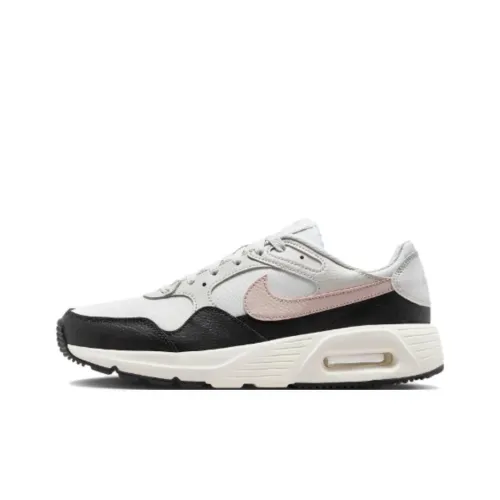 Nike Air Max SC Low Беговые кроссовки Топ Женские Белые Черные