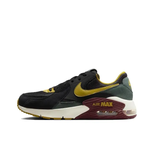 Nike Air Max Excee Дышащий Низкий Топ Повседневная Обувь Мужская Черная Красная