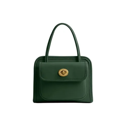 COACH Сумка через плечо из коровьей кожи маленькая сумка для женщин цвет охотничий зеленый