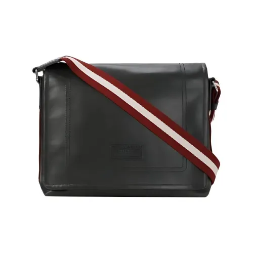 BALLY Сумка через плечо из кожи мужская зеленая