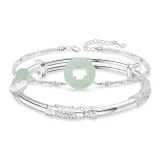 Богатство и Мир Замковая [Зеленый] + Цветочный Браслет Prosperous