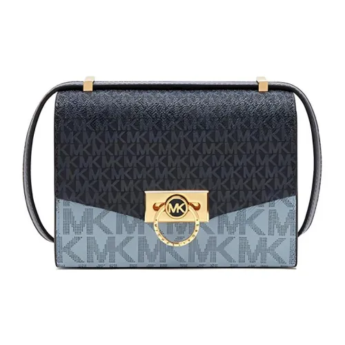 MICHAEL KORS Hendri Искусственная кожа Сумка через плечо Сумка Мини Женская Синяя