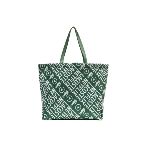 LACOSTE Полиэстер Тоут Сумка Сумка для покупок Сумка Сумка через плечо Большая Унисекс Зеленая