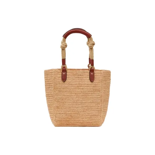 Vanessa Bruno Рафия Тоут Сумка Сумка для покупок Сумка на плечо Маленькая Женская Естественная