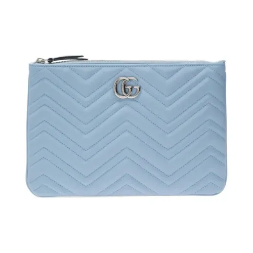 GUCCI Marmont Кожа Клатч Женские Синий