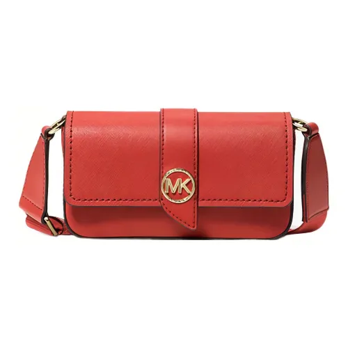 MICHAEL KORS Greenwich Saffiano кожа сумка через плечо сумка на плечо женская красная