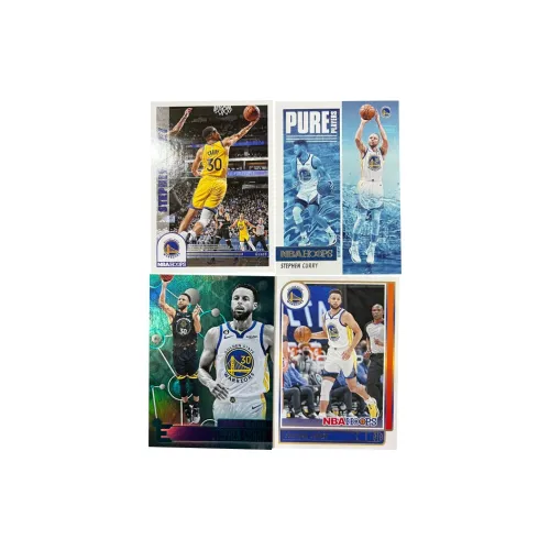 PANINI Warriors Ядерный Stephen Curry Moe GOD Серия MULTI Refraction Teka Звезда Карта Редкие спортивные карты 4 шт