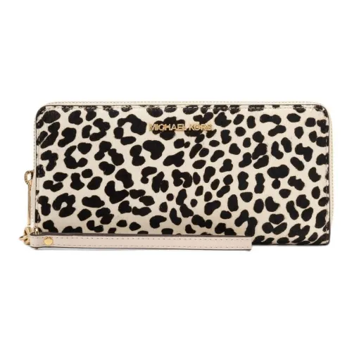 MICHAEL KORS Телячья кожа Кошелек Большой Женский Белый Многоцветный