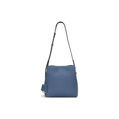 RADLEY Коровья кожа Ведрообразная сумка Сумка через плечо Средняя Женская Синяя