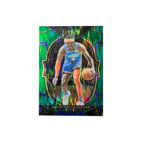 PANINI Thunder Team Core Alexander SGA SELECT Collection Зеленый Waterfall Fold Игрок Card Спортивные карты 1 шт