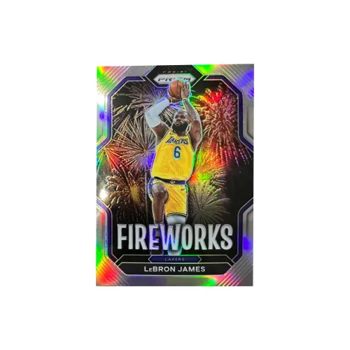 PANINI Lakers LeBron James King James Prizm Collection Firework Fold Silver Fold Explosion Fold Star Card