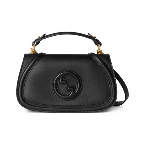 GUCCI Blondie Кожа Сумка через плечо Сумка Маленькая Женская Черная