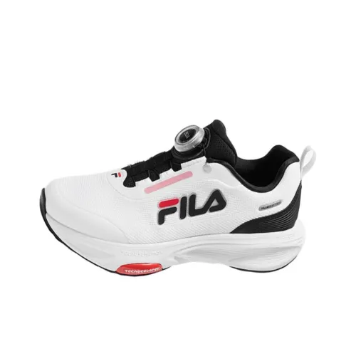 FILA KIDS BOA Slip-resistant Abrasion-resistant Low Top Детская беговая обувь Белый Подростки