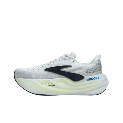 Brooks Glycerin Max Беговые кроссовки Низкий топ Серый/Черный/Неоново-желтый Зеленый Мужской
