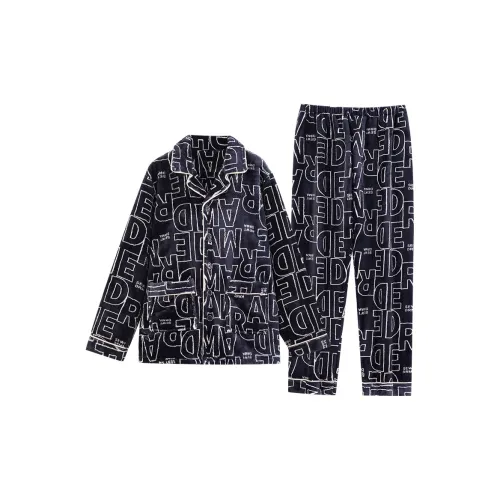 UAVAE ZJ LZS94089 Синий Мужской Пижамные комплекты