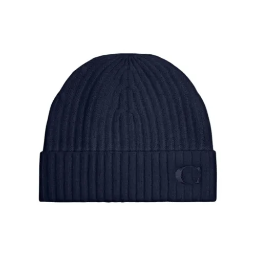 COACH Кашемир Шапки-бини Унисекс Синий