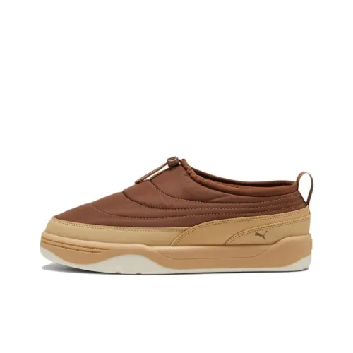 PUMA Park Lifestyle Устойчивые к истиранию Низкие Кроссовки для скейтбординга Унисекс Коричневый