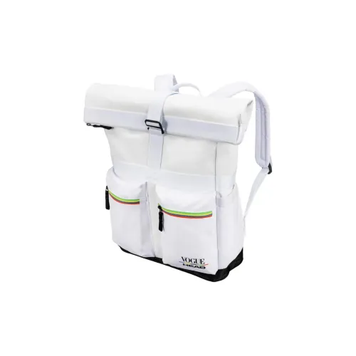 HEAD VOGUE Collaboration Polyurethane Backpack Unisex White