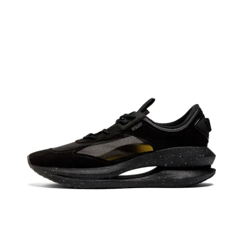 Onitsuka Tiger Runger Повседневный Низкий Топ Черный/Золото Унисекс