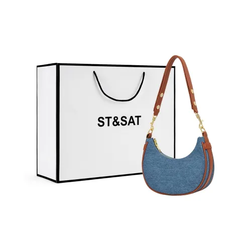 ST SAT Сумка из синтетической кожи в форме полумесяца сумка через плечо обычная сумка на плечо женская многоцветная