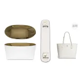 City33[Ледниковый белый Плечевые накладки + Подкладка из бумаги DuPont]