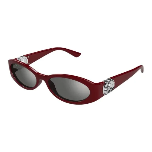 GUCCI OVAL SUNGLASSES Женские Красный