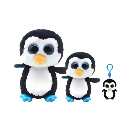 Ty BIG Eyed бобы Waddling Пингвин Volder Украшение+Маленький размер+Средний размер Комбо 3 Пачка Куклы Плюшевая кукла