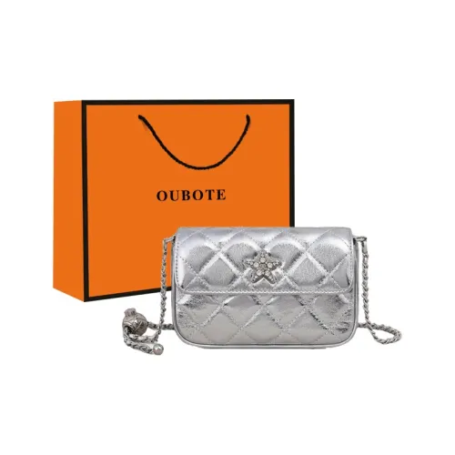 OUBOTE Сумка через плечо из синтетической кожи стандартная женская серебряная
