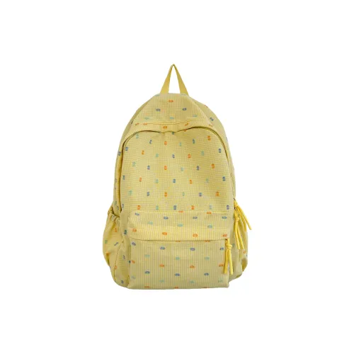 LEXI Nylon Backpack Standard Women's Yellow Blue LEXI Нейлон Рюкзак Стандартный Женский Желтый Синий