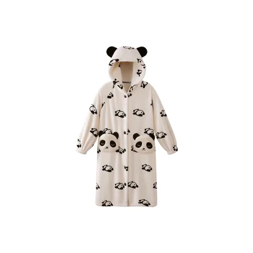 Jingyun Sleep Халат Унисекс Абрикос