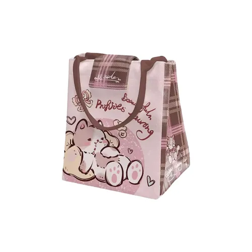 AOSONG Замша Ткань Сумка Обычная Женская Котенок Полночь Еда