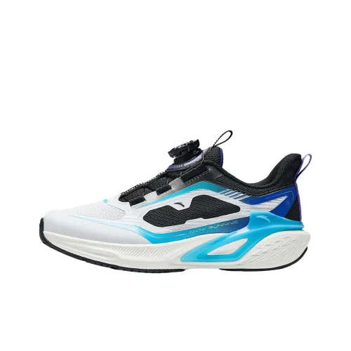 Antakids Легкие амортизаторы низкий топ детские беговые кроссовки белый черный синий