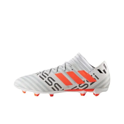 Adidas FG Твердый Грунт Устойчивые к Износу Футбольные Бутсы Мужские Белые