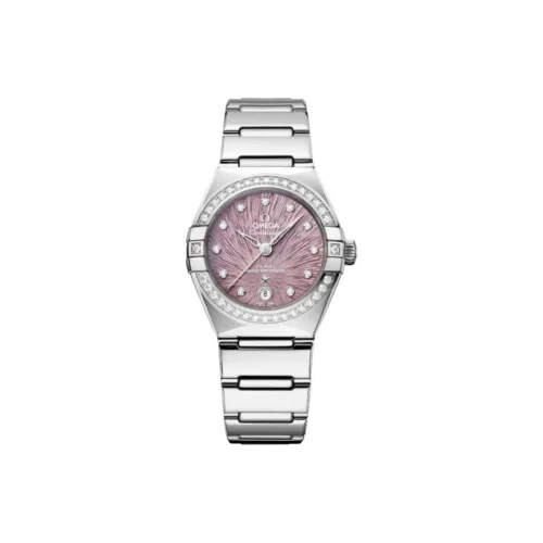 OMEGA Автоматический Механический Movement Женские Часы 29 мм Фиолетовые