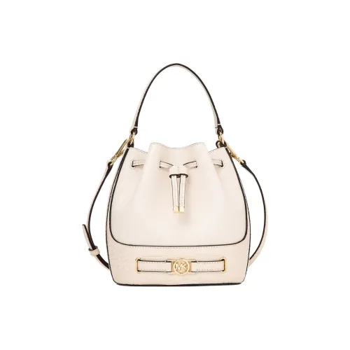MICHAEL KORS Коровья кожа Ведрообразная сумка Сумка через плечо Сумка среднего размера Женская Айвори