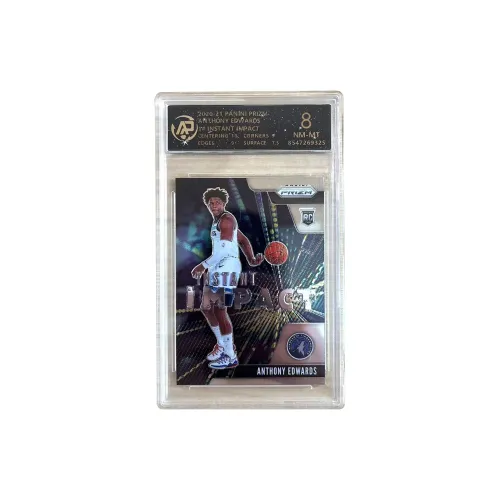 PANINI ANTHONY EDWARDS 2020 21 PRIZM RC Timberwolves Новые звезды Карты Карты игрока 8 очков Сертифицированные Карты 1 шт