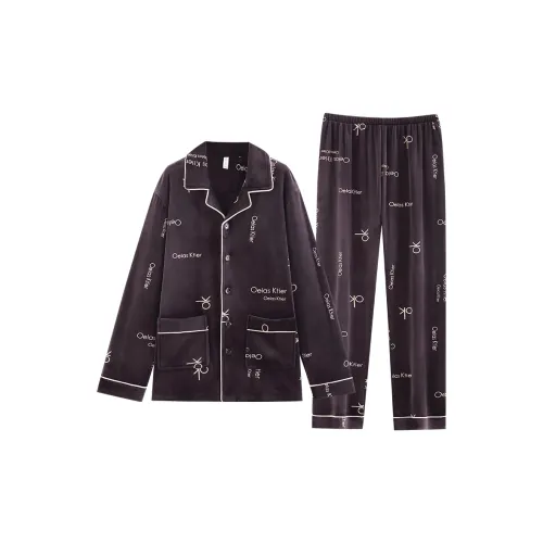 UAVAE ZJ LZS94029 Коричневый Мужской Пижамный комплект