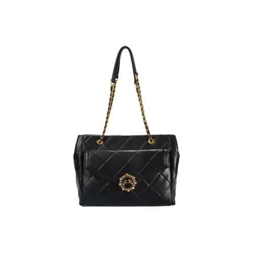 CHRISBELLA ПУ (полиуретан) Сумка через плечо Большая Женская Черная