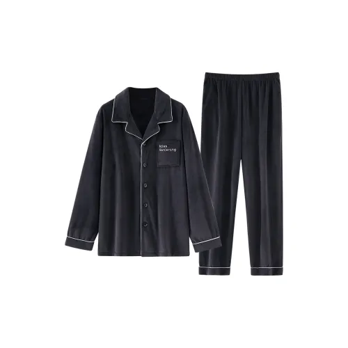 UAVAE Пижамный комплект Мужской Темно-серый