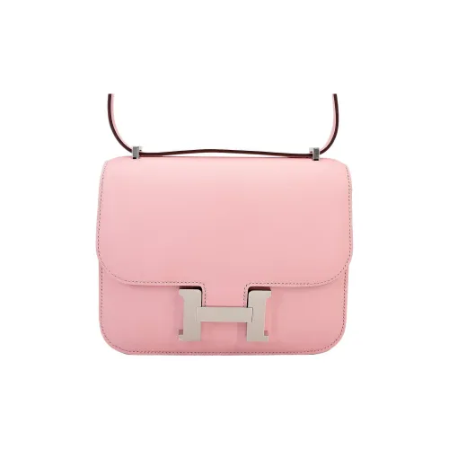 HERMES Constance Swift Кожа Сумка через плечо Мини Женские 3Q Розовый SAKURA Розовый Цветок вишни