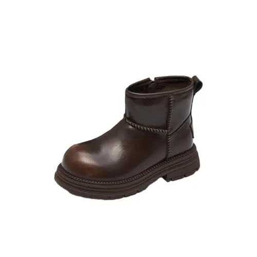 Hush Puppies Детские кожаные сапоги High Top Kids