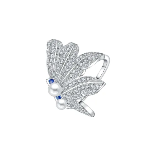 BABYBEI 925 стерлинговое серебро жемчужная раковина кольца женские