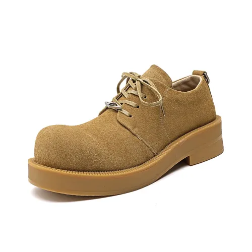 V ZERO FIVE Chunky Derby Обувь Повседневная обувь Мужская Желтая Японский и Корейский стиль Модный тренд