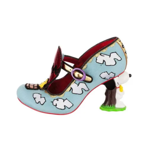 IRREGULAR CHOICE Нестандартный каблук Mary Jane Женские Туфли Синие Белые